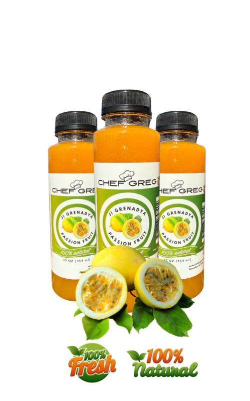 Ji Grenadya-Passion Fruit Juice 12oz (Set of 3)